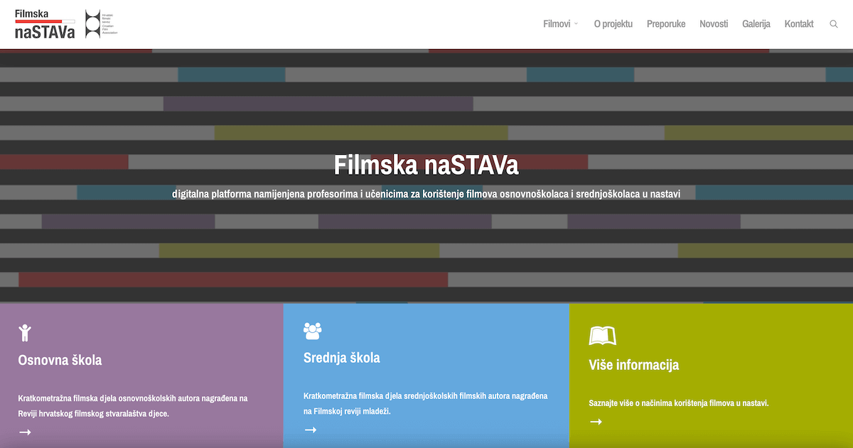 Filmska naSTAVa dobiva digitalnu platformu