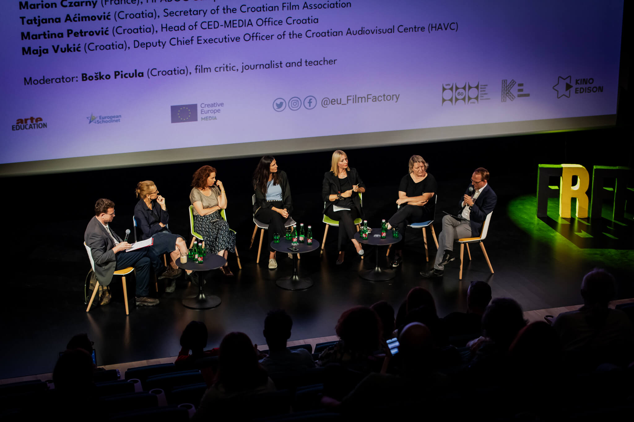 Održana panel rasprava o filmskoj pismenosti u školama u sklopu simpozija European Film Factoryja i Four River Film Festivala